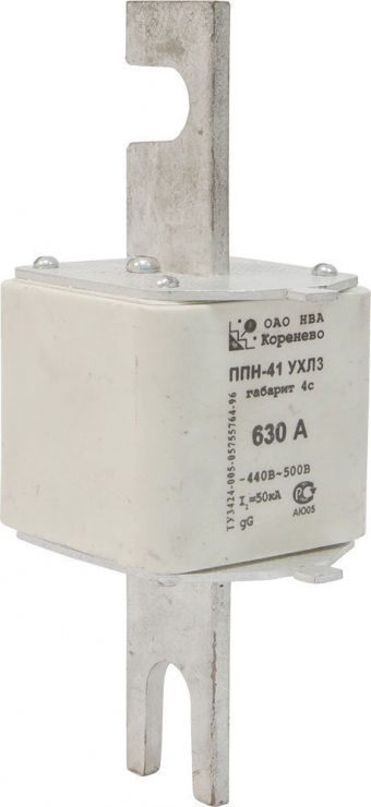 Фото Плавкая вставка ППН41-70-00УХЛ3  (630А)  Г.4С