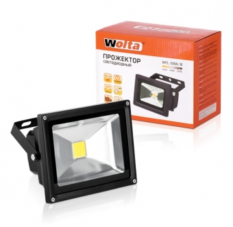 Фото светодиодный Светодиодный прожектор WFL-50W/B,5500K, chipset genesis