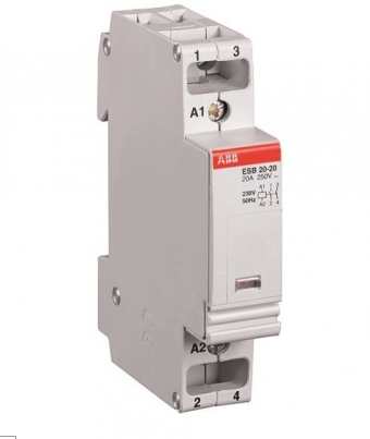 Фото Модульный контактор ESB-20-11 (20А AC1) 220В АС