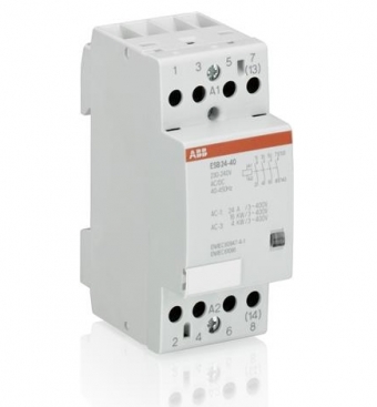 Фото Модульный контактор ESB-24-40 (24А AC1) катушка 24B AC/DC