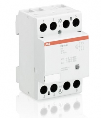 Фото Модульный контактор ESB-40-22 (40А AC1) катушка 220В АС/DC