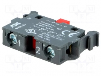 Фото Контактный блок MCB-01 фронтального монтажа 1НЗ